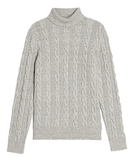 Spectre Cable Roll Neck Sweater – Bond on a Budget